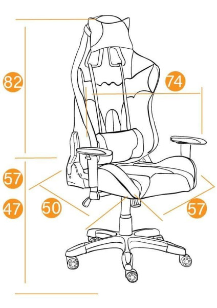 Кресло компьютерное «iBat» (red) (Чёрно-красная искусственная кожа) фото № 21