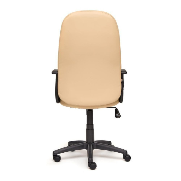 Кресло офисное TetChair CH 747 (Искусственная бежевая кожа) фото № 3