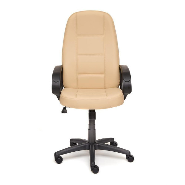 Кресло офисное TetChair CH 747 (Искусственная бежевая кожа) фото № 4
