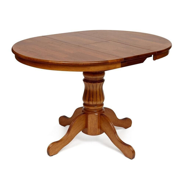 Стол Navarrese/Наваррес (мод. E-R36R+12AV NMO-2B) дерево гевея, Д90+30х76см, дуб фото № 2