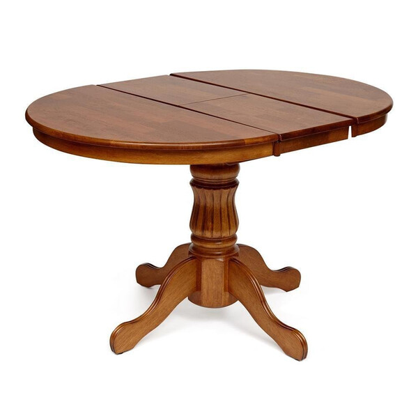 Стол Navarrese/Наваррес (мод. E-R36R+12AV NMO-2B) дерево гевея, Д90+30х76см, дуб фото № 3