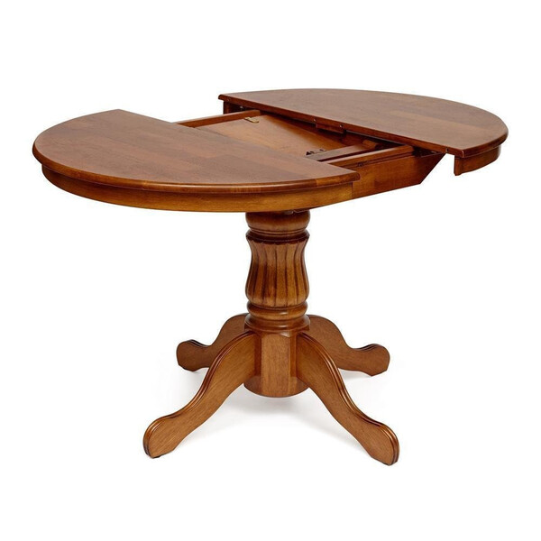 Стол Navarrese/Наваррес (мод. E-R36R+12AV NMO-2B) дерево гевея, Д90+30х76см, дуб фото № 4