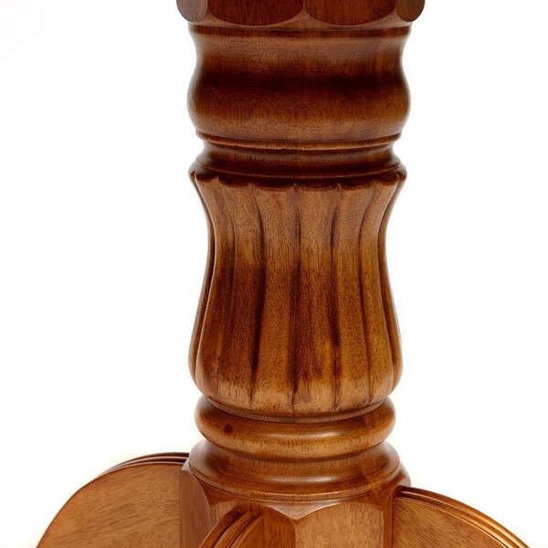 Стол Navarrese/Наваррес (мод. E-R36R+12AV NMO-2B) дерево гевея, Д90+30х76см, дуб фото № 5