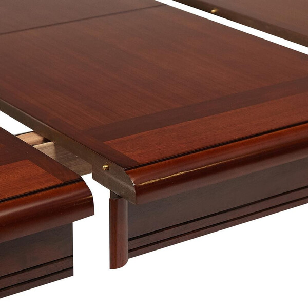 Стол обеденный George/Джордж (мод. 4120T) дерево гевея, 120х180+45,7х77,6см, темно-коричневый фото № 3