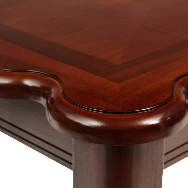 Стол обеденный George/Джордж (мод. 4120T) дерево гевея, 120х180+45,7х77,6см, темно-коричневый фото № 5