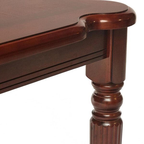 Стол обеденный George/Джордж (мод. 4120T) дерево гевея, 120х180+45,7х77,6см, темно-коричневый фото № 8