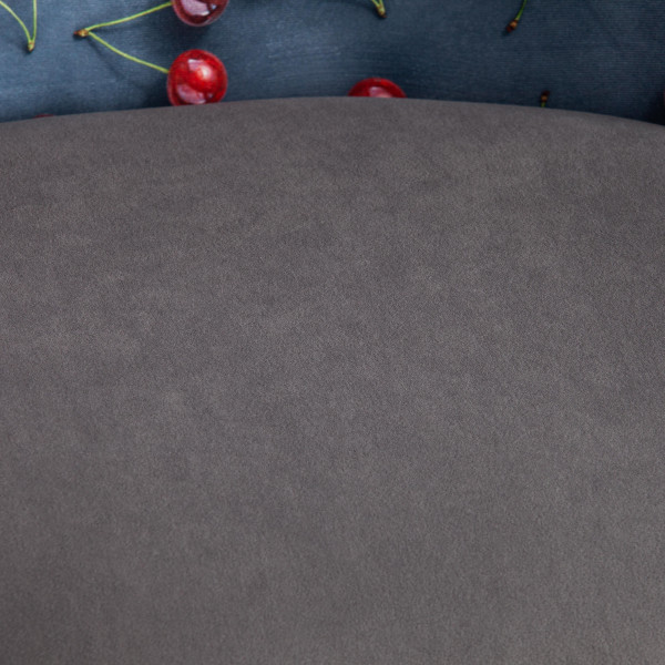 Кресло MELODY (ткань/флок, серый, Botanica 08 cherry/29) фото № 8