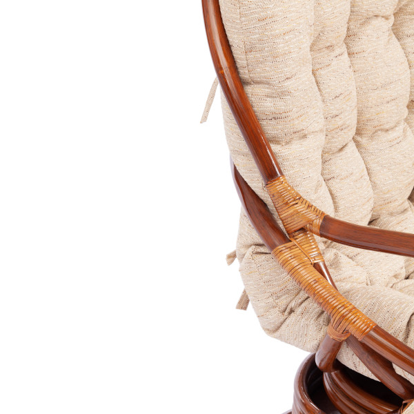 Кресло вращающееся "FLORES" 5005 /с подушкой/ (орех) фото № 11