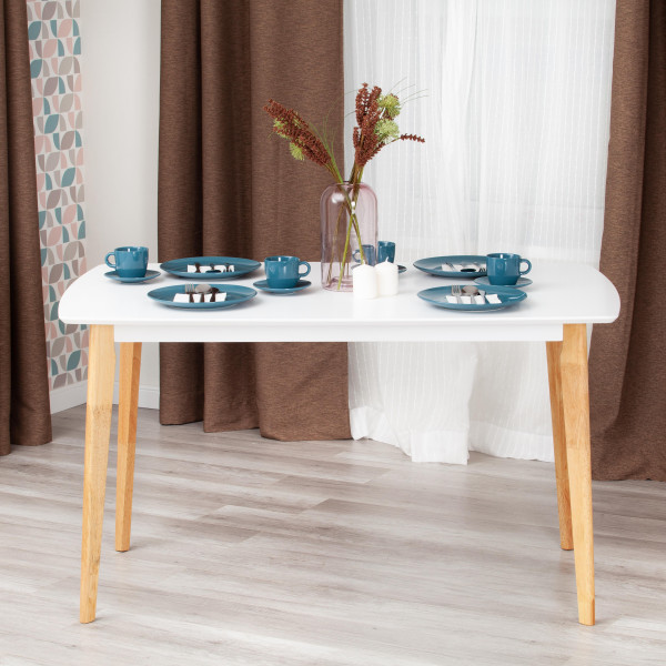 Стол обеденный Claire (Белый / натуральный ) фото № 7