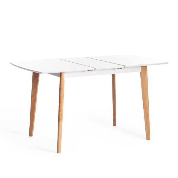 Стол обеденный раскладной Claire (Белый / натуральный) фото № 7