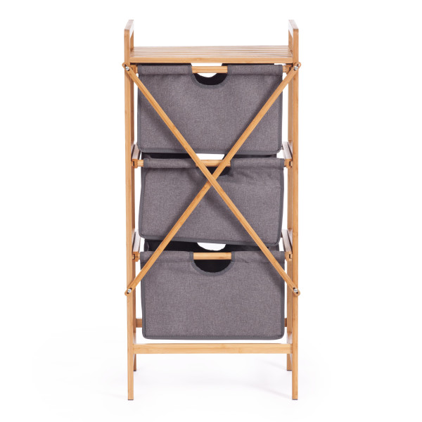 Этажерка с корзинами (mod. JWFU-00029) (натуральный) фото № 4