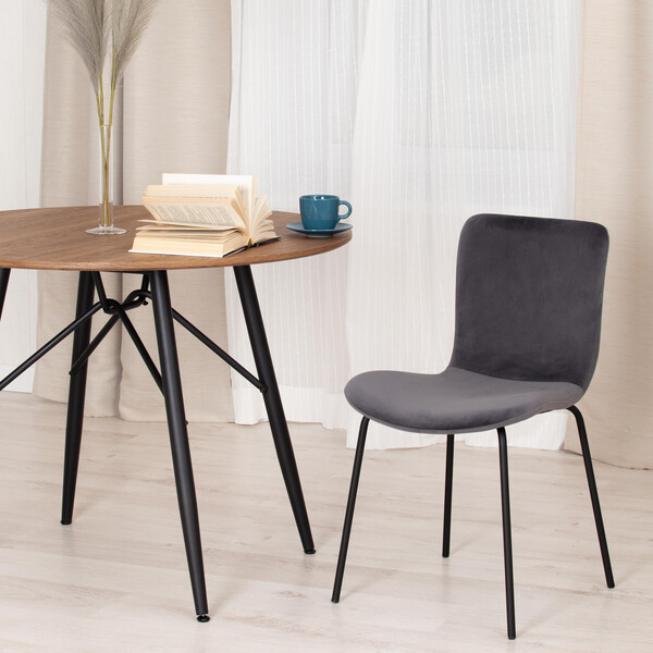 Стул GILLIAN (mod. 0137017-NI) (темно-серый) фото № 9