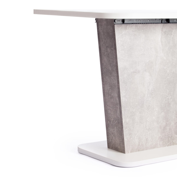 Стол обеденный GENT (Белый/Бетон) фото № 12