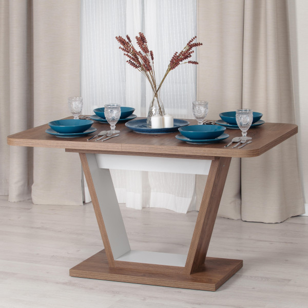 Стол обеденный VOX (Дуб Канзас/Пепел) фото № 15