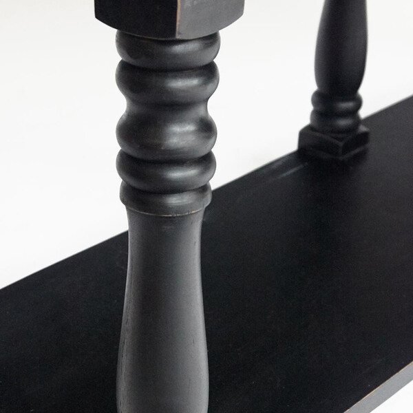 Консоль Secret de Maison Black Label/Блэк Лэйбл (мод. WA-0027) массив акации/массив манго/МДФ, 180х50х78см, черный/натуральный фото № 3