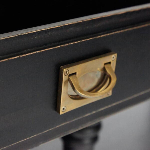 Консоль Secret de Maison Black Label/Блэк Лэйбл (мод. WA-0027) массив акации/массив манго/МДФ, 180х50х78см, черный/натуральный фото № 4