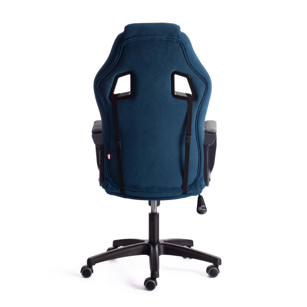 Кресло DRIVER (22) (флок/ткань, синий/серый, 32/TW-12) фото № 4