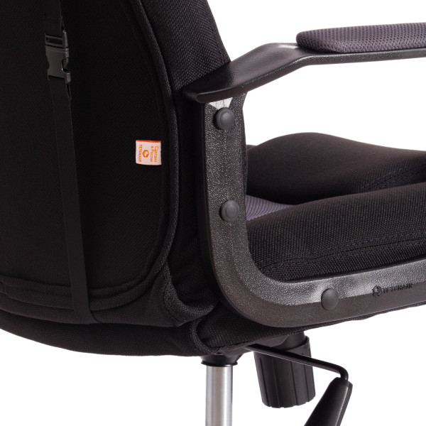 Кресло DRIVER (22) (ткань, черный/серый, 2603/TW-12) фото № 13