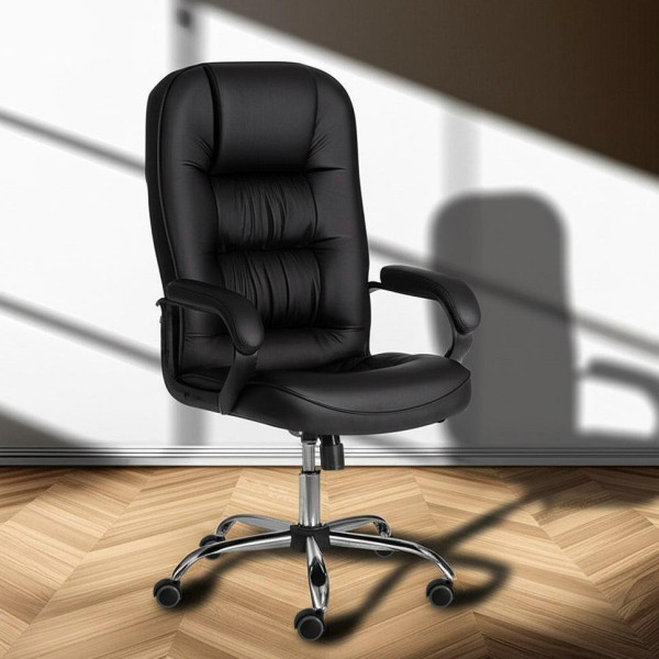 Кресло СН9944 (22) хром кож/зам, черный, 36-6 фото № 14