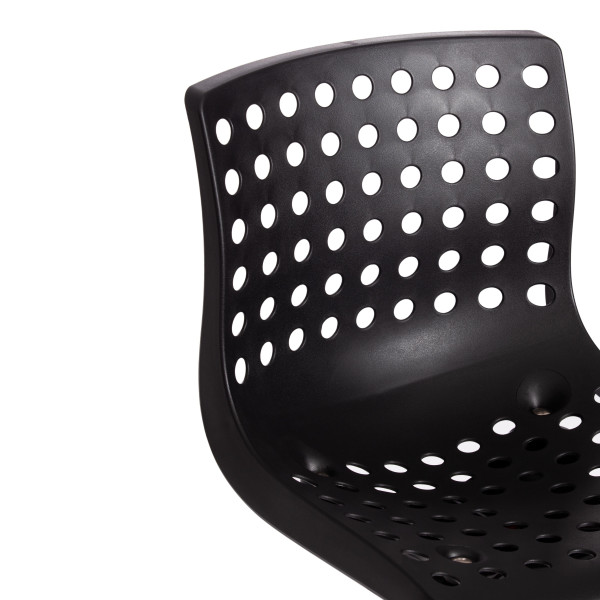 Офисное кресло SKALBERG OFFICE (mod. C-084-B) металл/пластик, 46 х 59 х 75-90 см, Black (черный) фото № 8