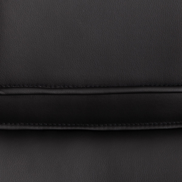 Кресло BERGAMO хром (22) кож/зам, черный, 36-6 фото № 11