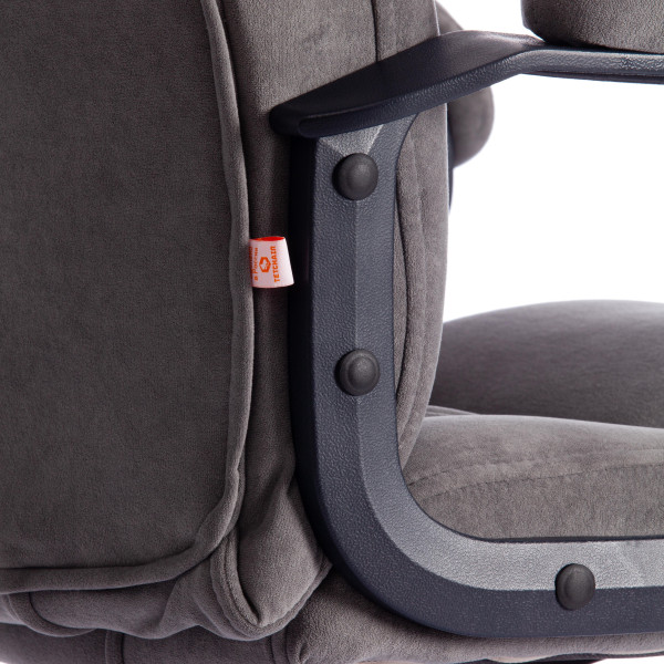 Кресло BERGAMO хром (22) флок , серый, 29 фото № 16
