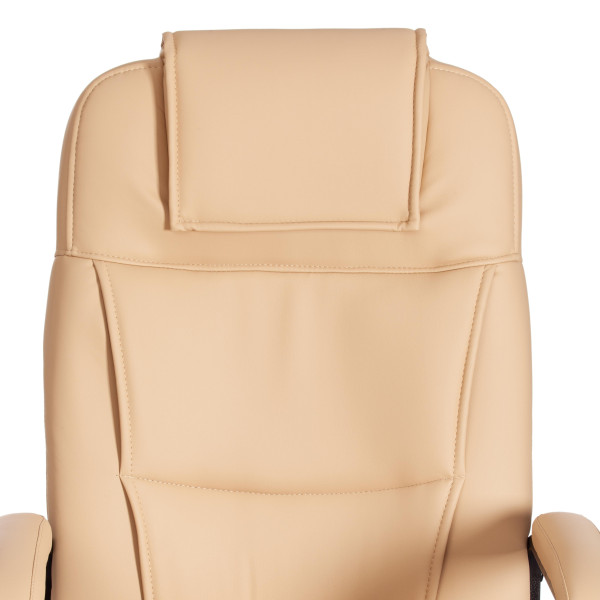 Кресло BERGAMO хром (22) кож/зам, бежевый, 36-34 фото № 7