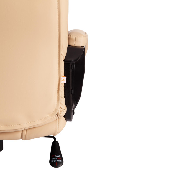 Кресло BERGAMO хром (22) кож/зам, бежевый, 36-34 фото № 15