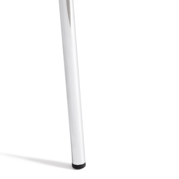 Стул SKALBERG (mod. C-084-A) металл/пластик, 46 х 56 х 79 см, White (белый) / Chrome (хром) фото № 10