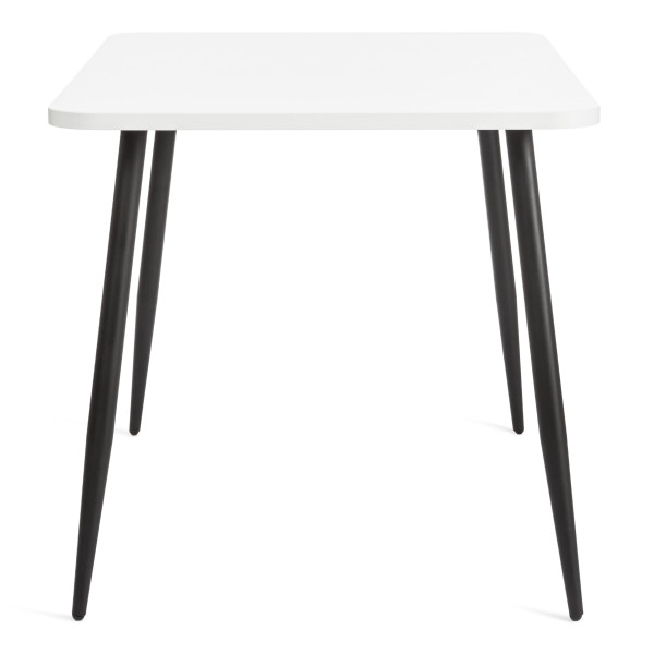 Стол PLUTO ЛДСП/металл, 120x80x77 см, Белый/Черный фото № 3