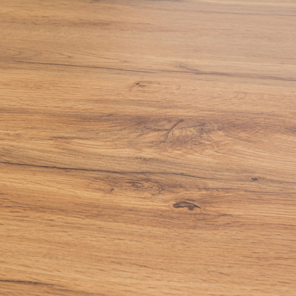 Стол PLUTO ЛДСП/металл, 120x80x77 см, Дуб вотан/Черный фото № 5