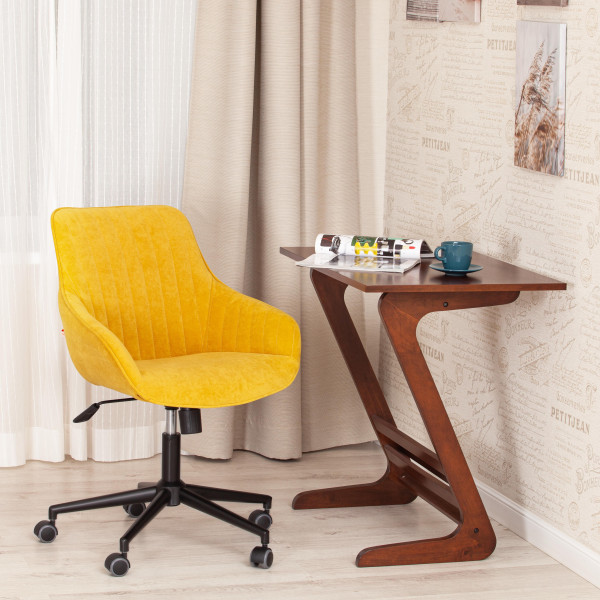 Кресло DUBLIN велюр Clermon, горчичный, 170 фото № 13