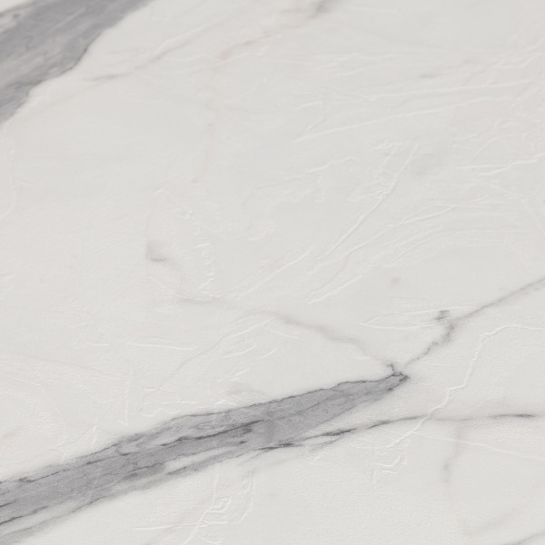 Стол MANZANA ЛДСП/HPL/металл, 100 х 100+30 х 75 см, Мрамор светлый/чёрный фото № 10