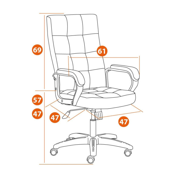 Кресло TRENDY (22) флок/ткань, бежевый/бронза, 7/TW-21 фото № 15