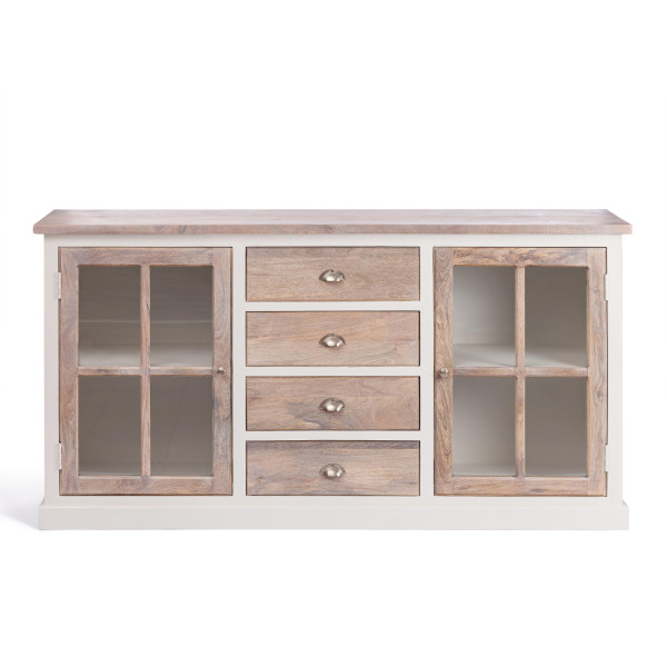 Комод Secret De Maison RIVIERA ( mod.095 ) дерево манго, 175х45х88 см, Antique white/white wash фото № 3