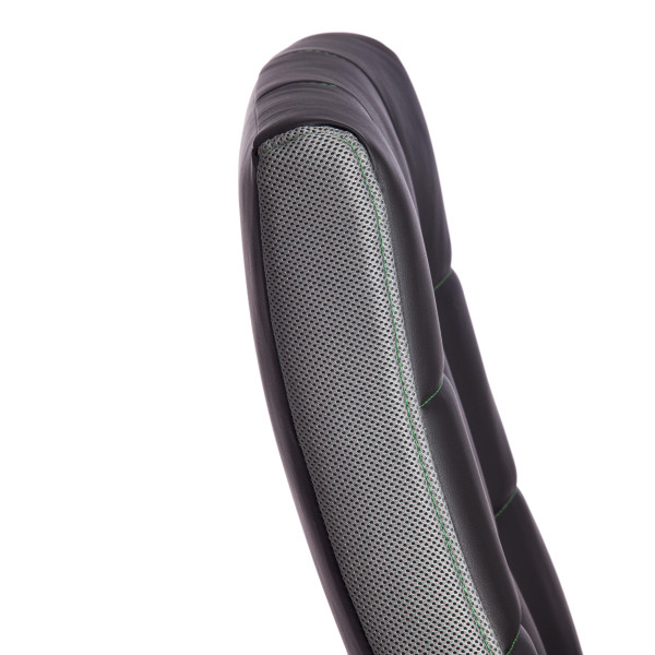 Кресло TRENDY (22) кож/зам/ткань, черный/серый, 36-6/12 фото № 11