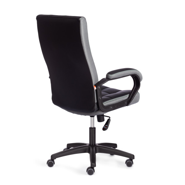 Кресло TRENDY (22) кож/зам/ткань, черный/серый, 36-6/12 фото № 3