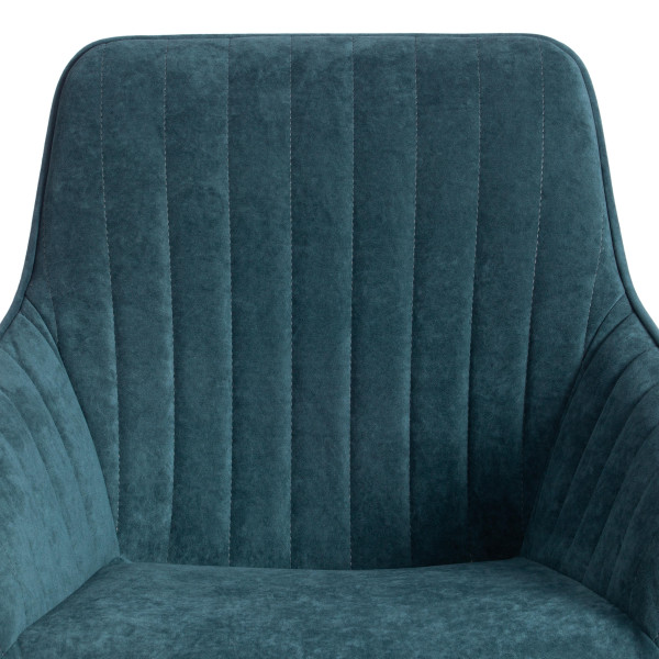 Кресло DUBLIN велюр Clermon, малахит, 089 фото № 7