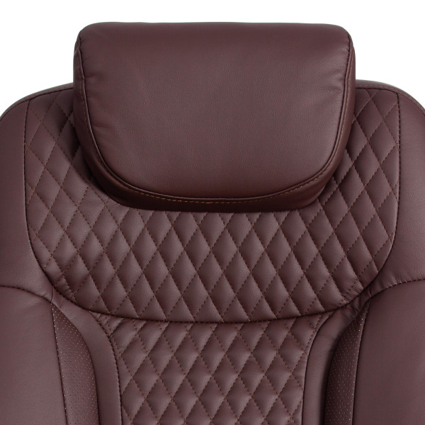 Кресло Trust (max) кож/зам, коричневый/коричневый стеганный/коричневый, 36-36/36-36/6/36-36/06 фото № 8