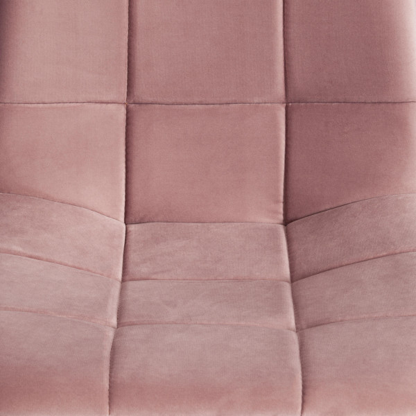 Стул CHILLY (mod. 7095-1) ткань/металл, 45x53х88 см, высота до сиденья 50 см, лавандовый barkhat 17/белый фото № 7