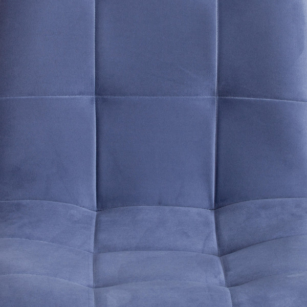 Стул CHILLY MAX  Велюр/металл , 45 х 54 х 90 см , серо-голубой/черный фото № 8