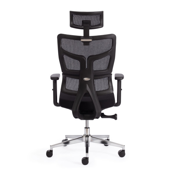 Кресло MESH-11HR ткань/сетка, черный фото № 7