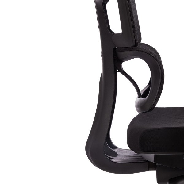 Кресло MESH-11HR ткань/сетка, черный фото № 16