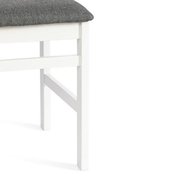 Стул CROSSMAN Многослойная фанера, 100*41*40, white, ткань тёмно-серая (150) разобранный фото № 10