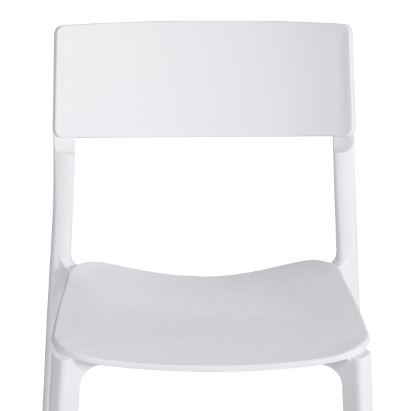 Стул LENTO (mod. 43) пластик, 43 х 49 х 77 см, White (Белый) 1 фото № 6