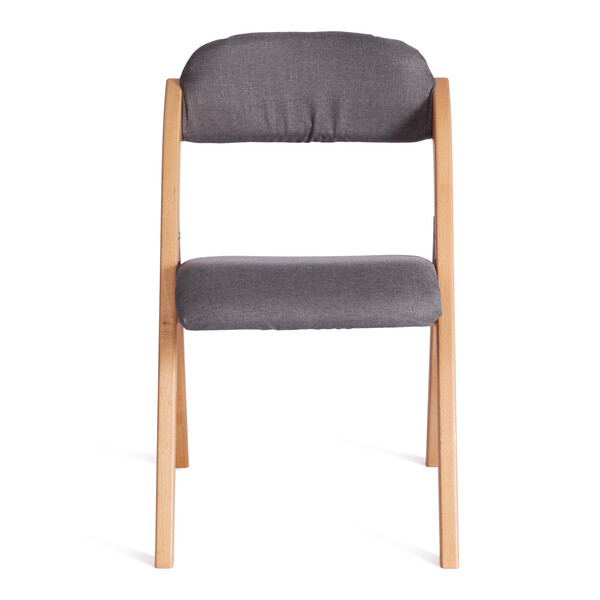 Стул FRUTTO (mod. 05) дерево, серый хлопок ,  46,5 x 60 x 77 см, Grey (Cерый) А 13/ натуральный фото № 5