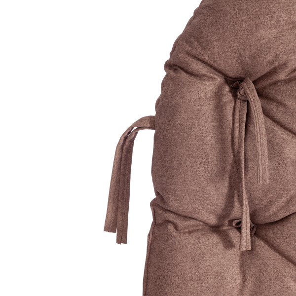 23/02 Матрац для кресла "Мамасан" экошерсть, коричневый, 1811-5 фото № 4