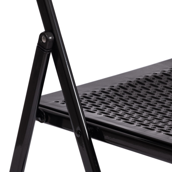Стул складной FOLDER (mod. 3016) каркас: металл, сиденье/спинка: пластик, 48,5 х 48 х 82,5 см, black (черный) фото № 8