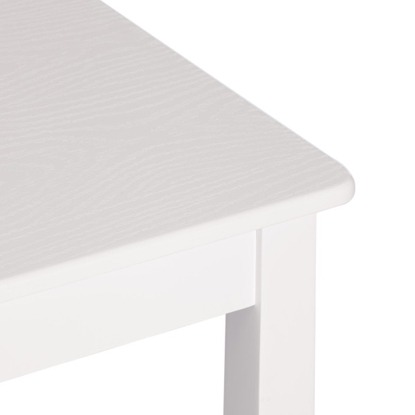 Стол MOSS раздвижной  бук, мдф, 110+30 x 68 x 75 см, white (белый) фото № 11