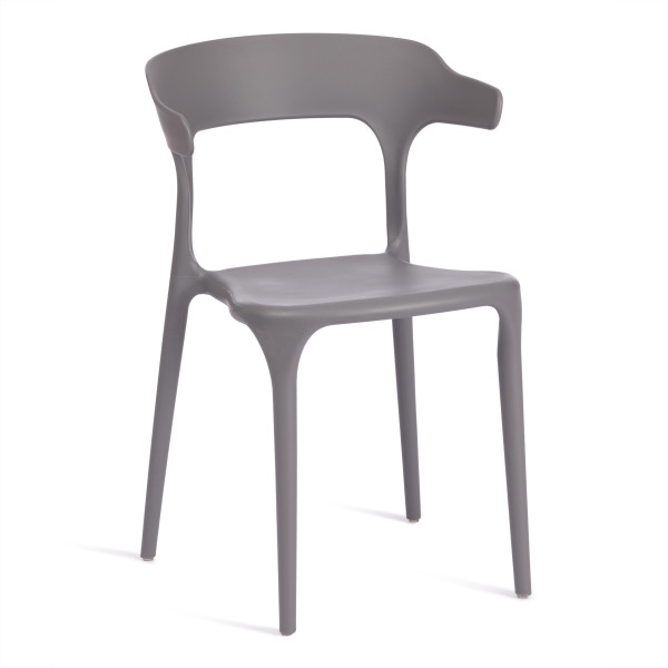 Стул TON (mod. PC36) пластик, 49,5 х 50 х 75,5 см , Dark-grey (тёмно-cерый) 15537 фото № 2